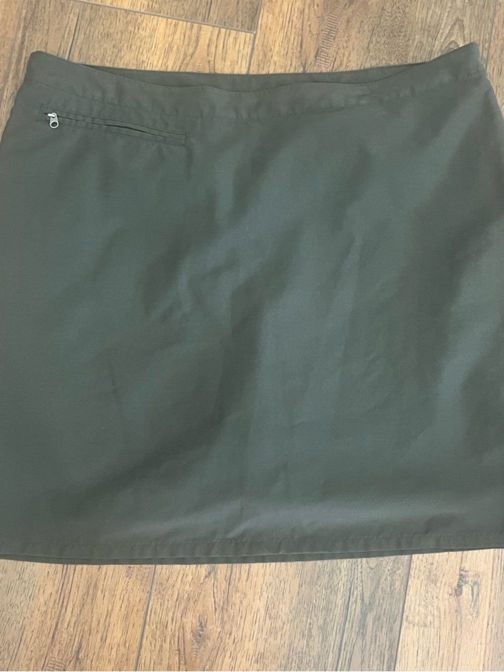 Patagonia Dark Charcoal Mini Skirt with Zip Pocket